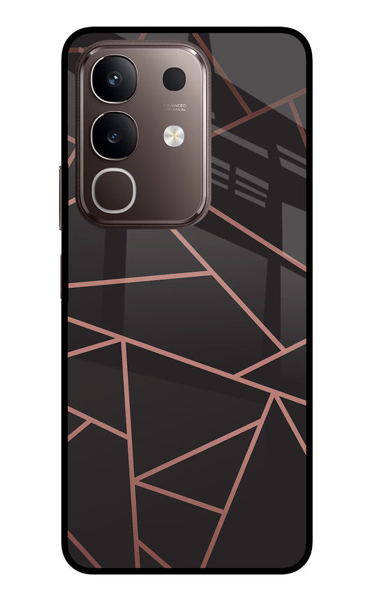 Geometric Pattern Vivo Y31 Pro 5G Glass Case
