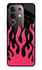 Fire Flames Vivo Y31 Pro 5G Glass Case