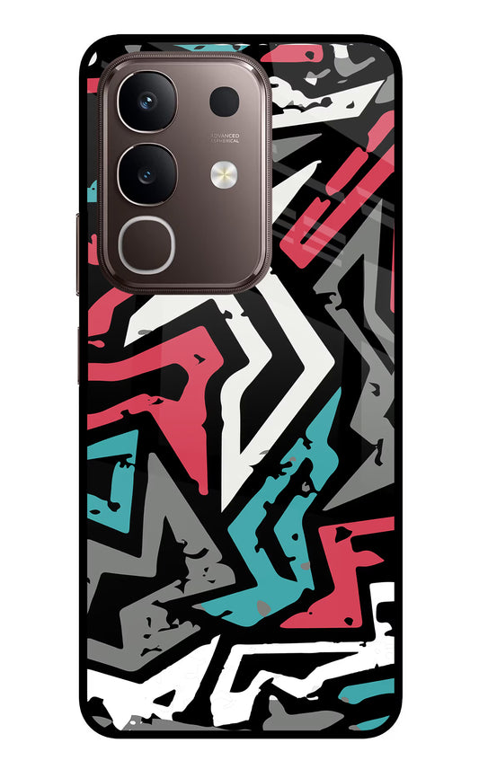 Geometric Graffiti Vivo Y31 Pro 5G Glass Case