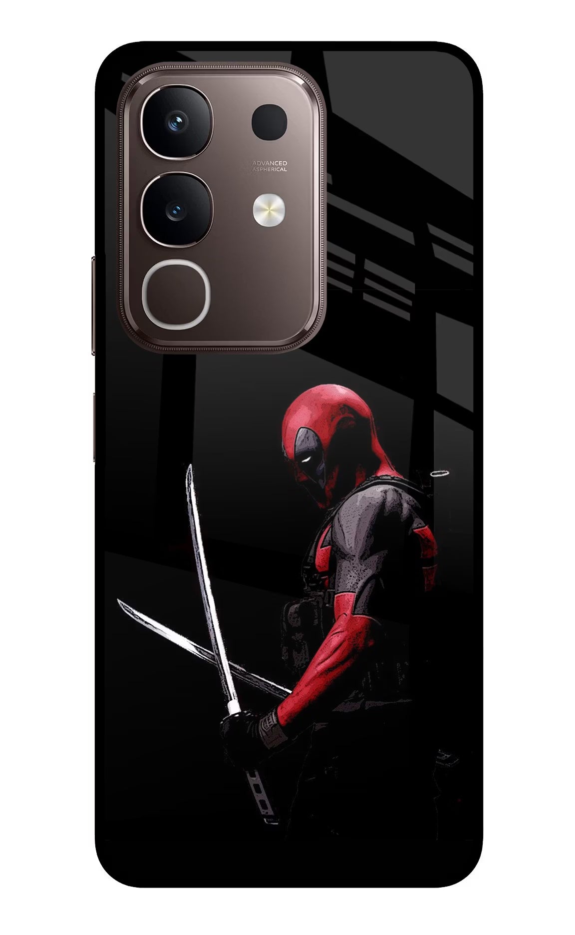 Deadpool Vivo Y31 Pro 5G Glass Case Back Cover by Casekaro