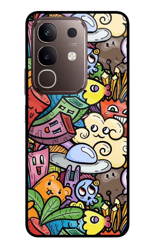 Veggie Doodle Vivo Y31 Pro 5G Glass Case