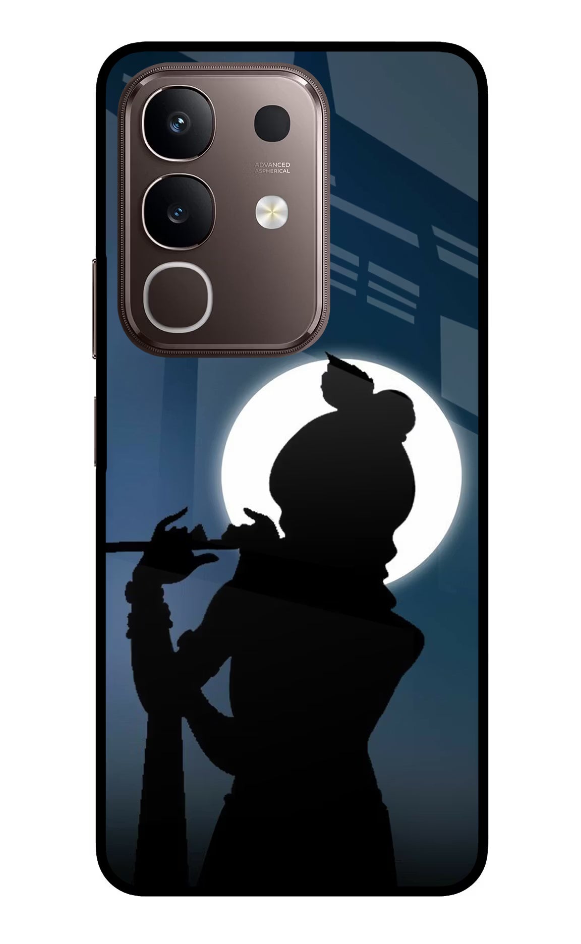 Shri Krishna Silhouette Vivo Y31 Pro 5G Glass Case