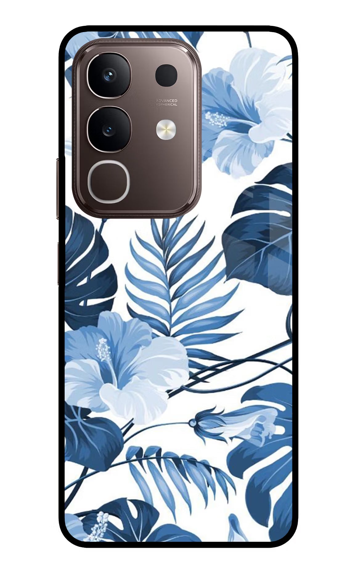 Fabric Art Vivo Y31 Pro 5G Glass Case Back Cover by Casekaro