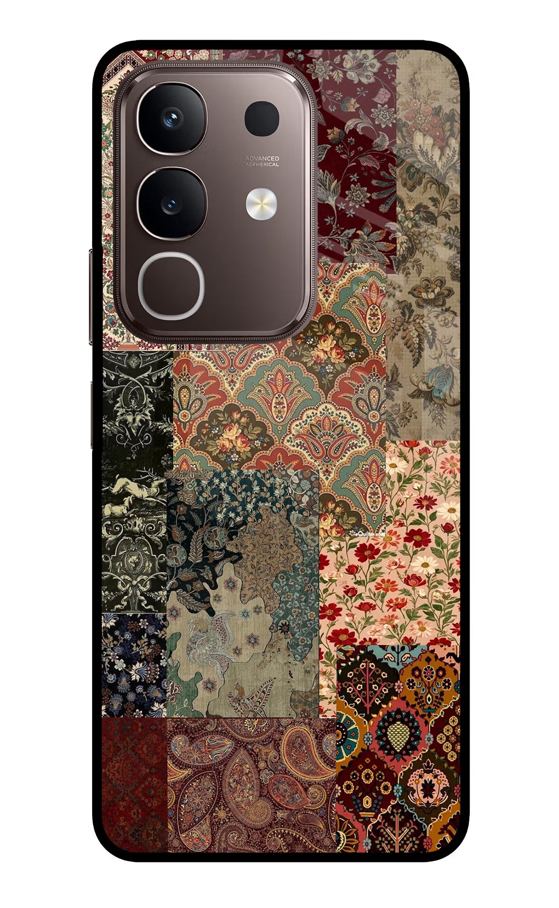 Desi Print Vivo Y31 Pro 5G Glass Case Back Cover by Casekaro