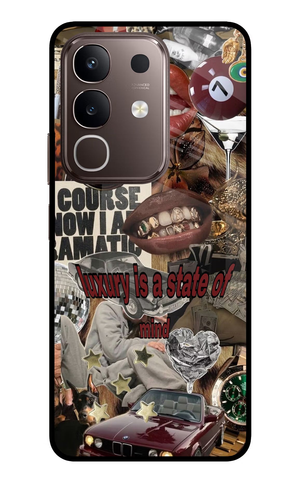 Luxury Vivo Y31 Pro 5G Glass Case