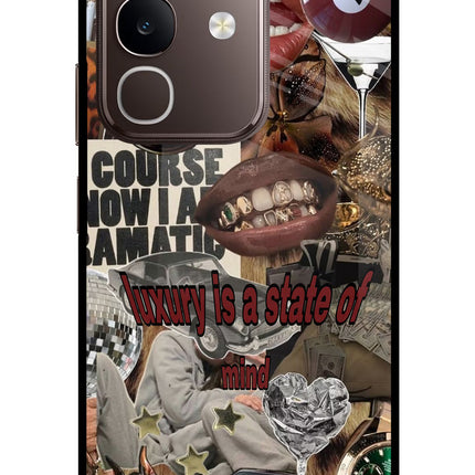 Luxury Vivo Y31 Pro 5G Glass Case Back Cover by Casekaro