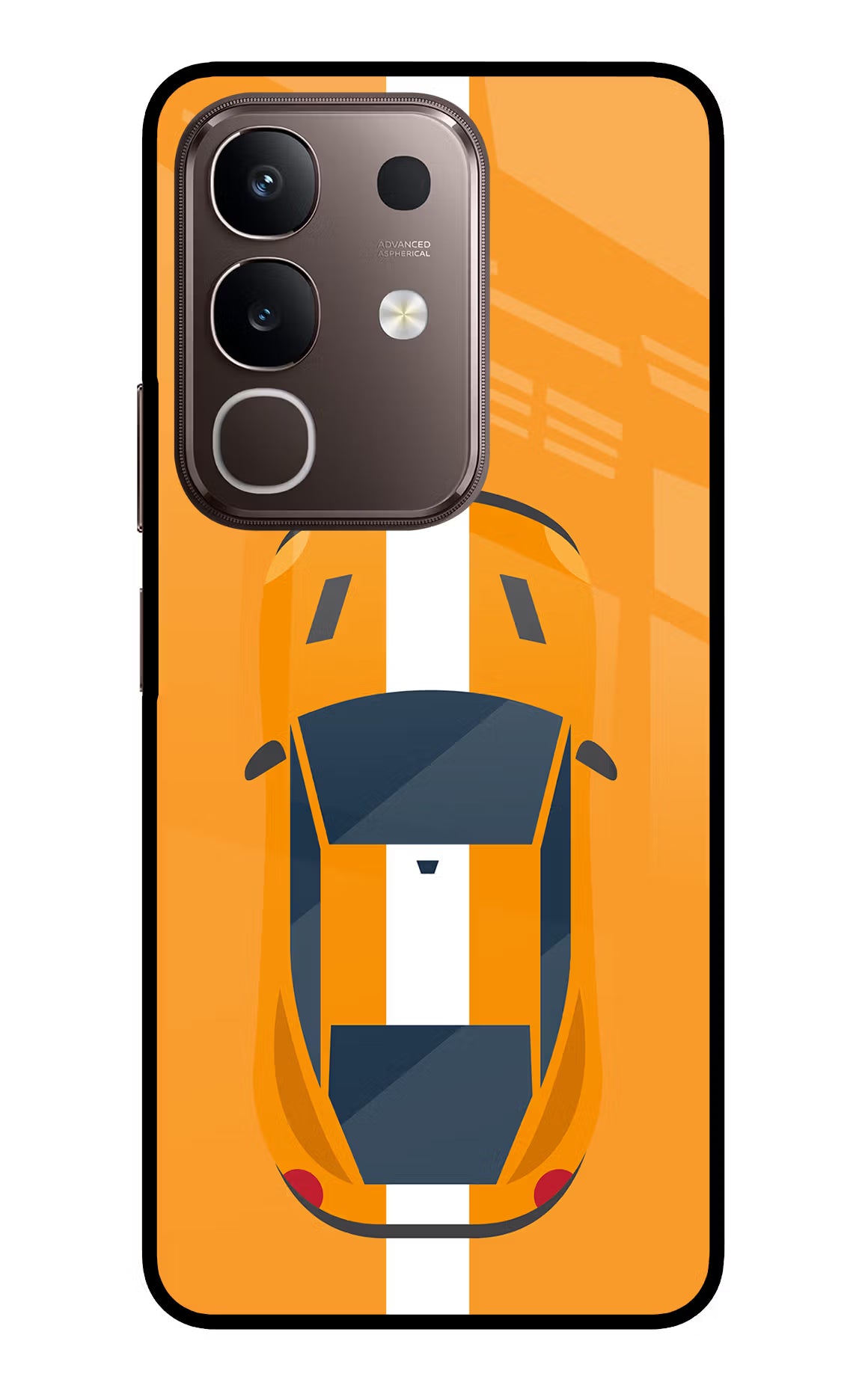 Highway Pursuit Vivo Y31 Pro 5G Glass Case Back Cover by Casekaro