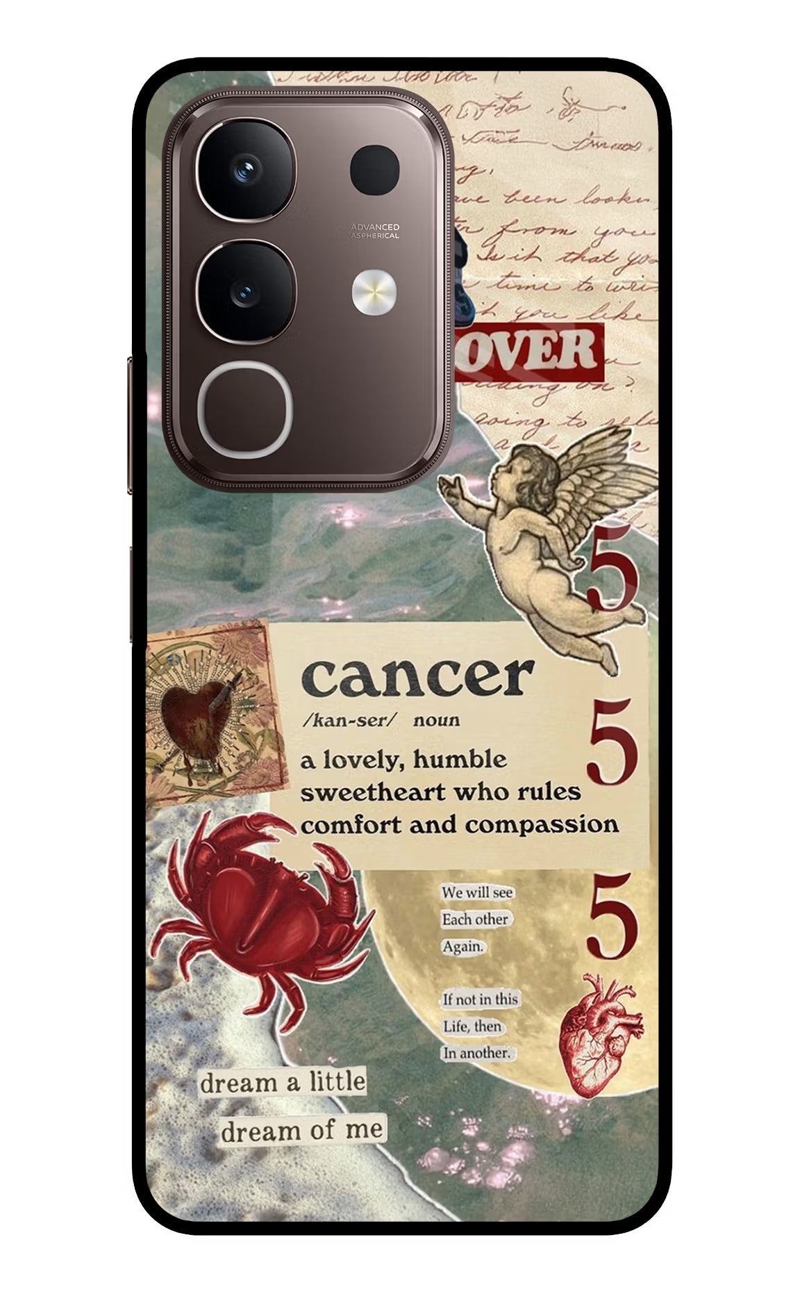 Cancer Zodiac Vivo Y31 Pro 5G Glass Case