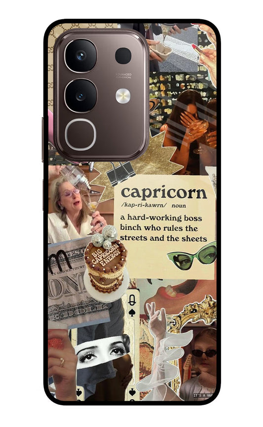 Capricorn Zodiac Vivo Y31 Pro 5G Glass Case