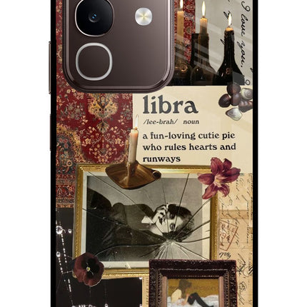 Libra Zodiac Vivo Y31 Pro 5G Glass Case Back Cover by Casekaro