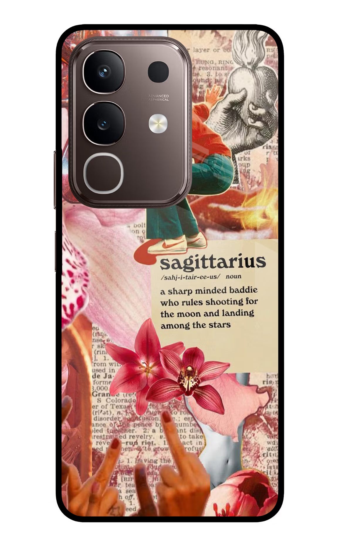 Sagittarius Zodiac Vivo Y31 Pro 5G Glass Case Back Cover by Casekaro