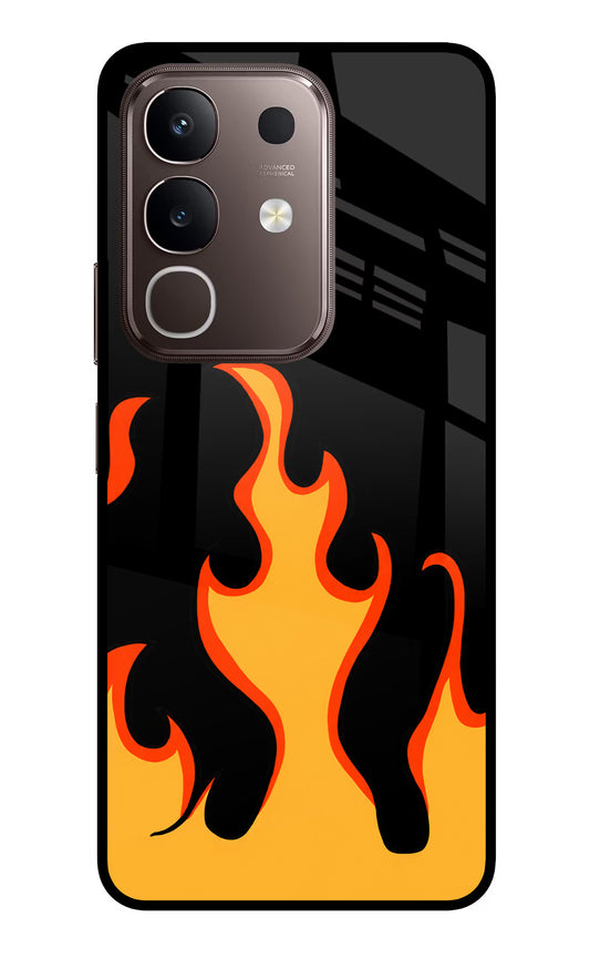 Fired Up – Black Vivo Y31 Pro 5G Glass Case