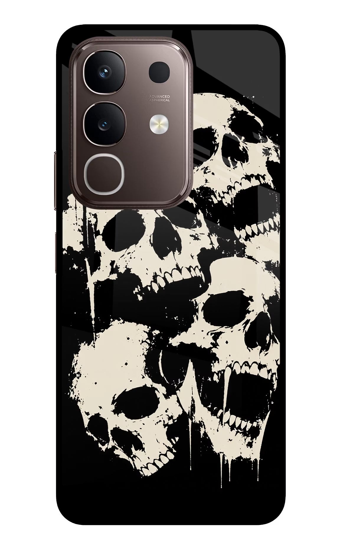 Dead Stack Vivo Y31 Pro 5G Glass Case Back Cover by Casekaro
