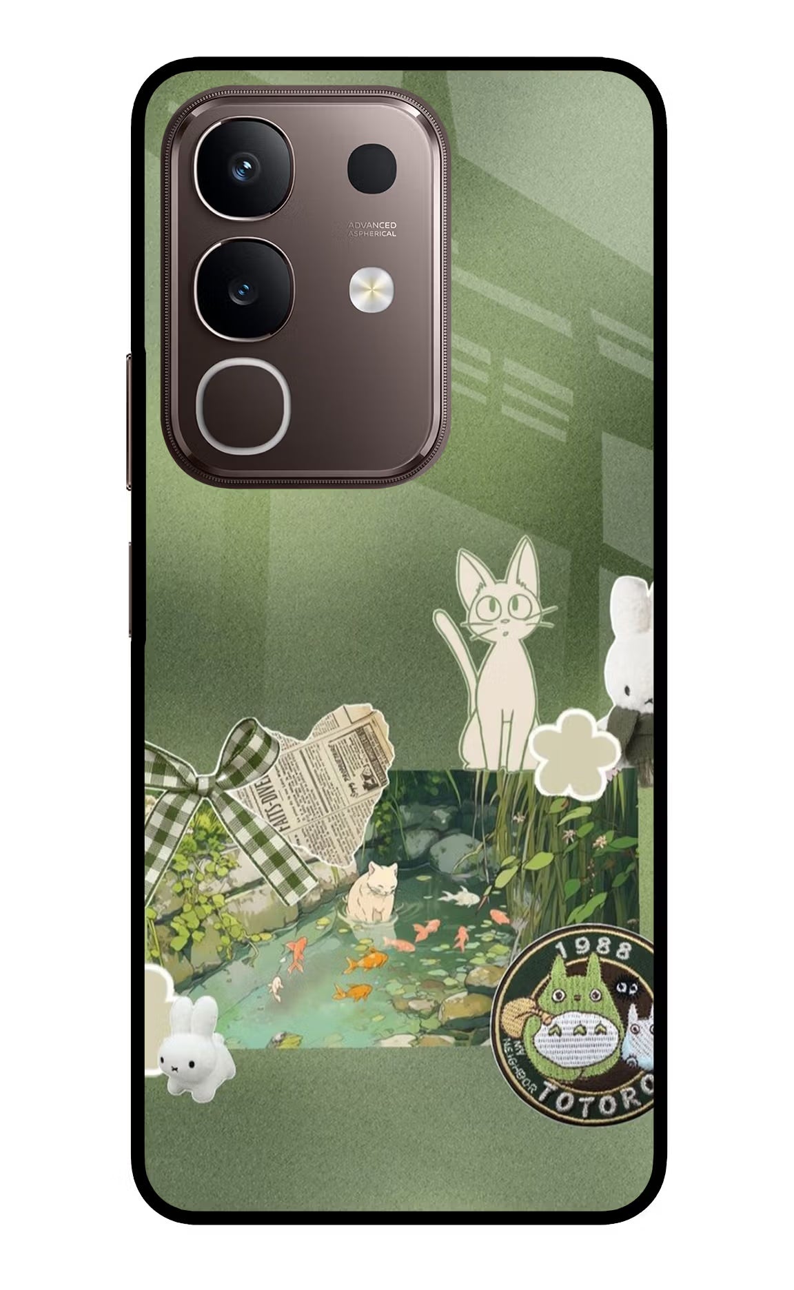Aesthetic anime Vivo Y31 Pro 5G Glass Case