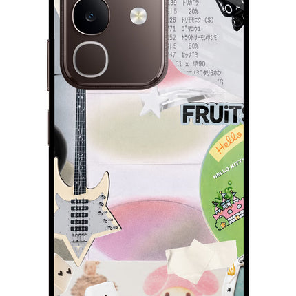 Softcore case Vivo Y31 Pro 5G Glass Case Back Cover by Casekaro