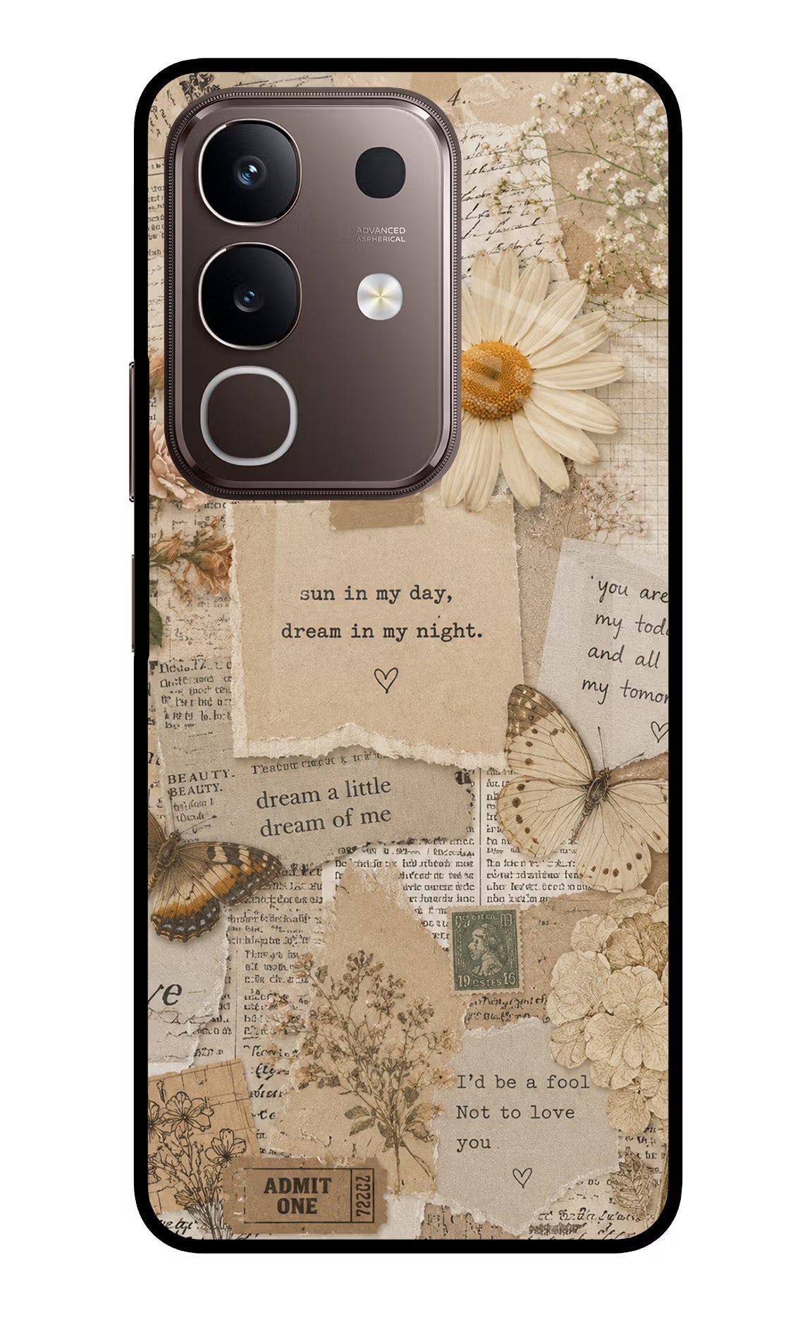 Vintage case Vivo Y31 Pro 5G Glass Case