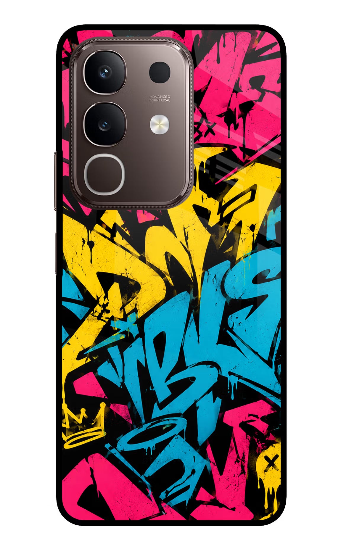 Graffiti Vibe Vivo Y31 Pro 5G Glass Case