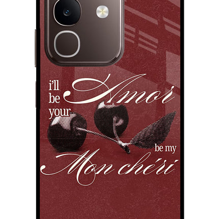 Velvet Cherry Vivo Y31 Pro 5G Glass Case Back Cover by Casekaro