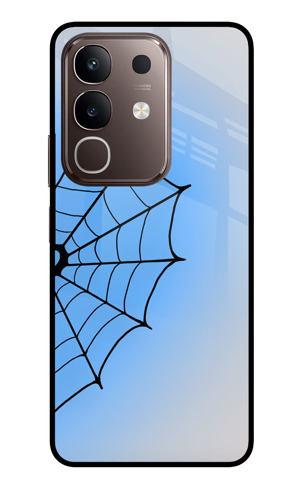 Blue Web Vivo Y31 Pro 5G Glass Case