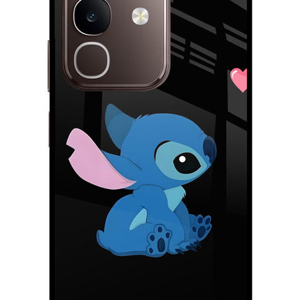 Stitch Crush Vivo Y31 Pro 5G Glass Case Back Cover by Casekaro