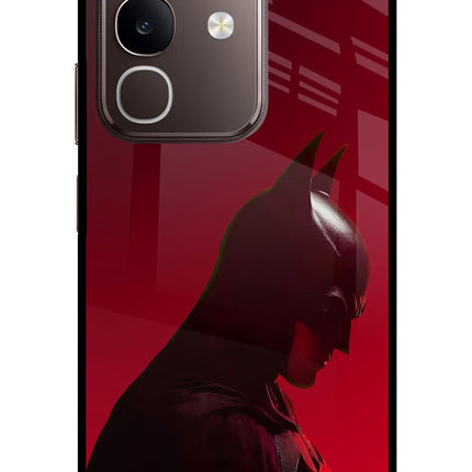 Dark Knight Vivo Y31 Pro 5G Glass Case Back Cover by Casekaro