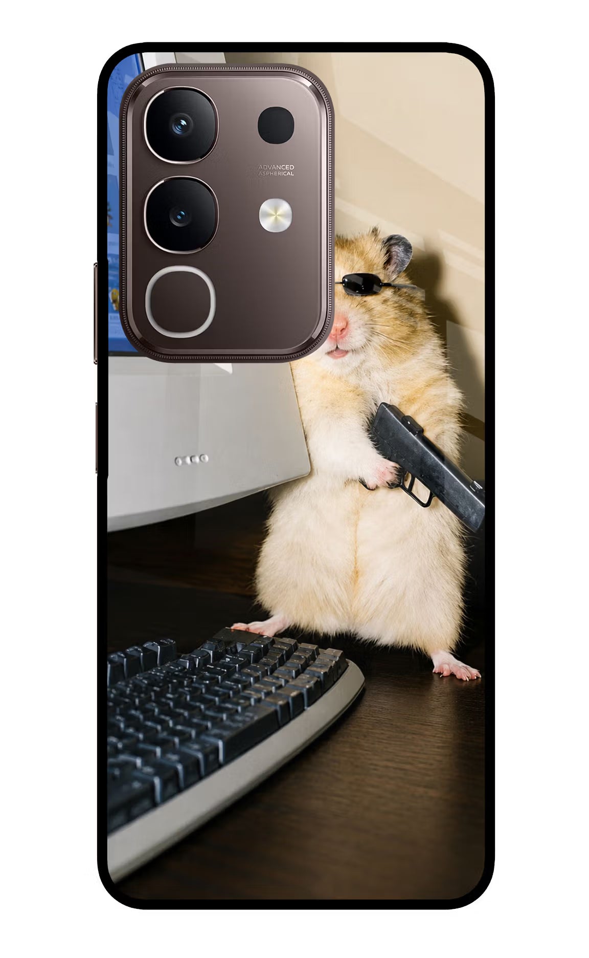 Hacker Hamster Vivo Y31 Pro 5G Glass Case