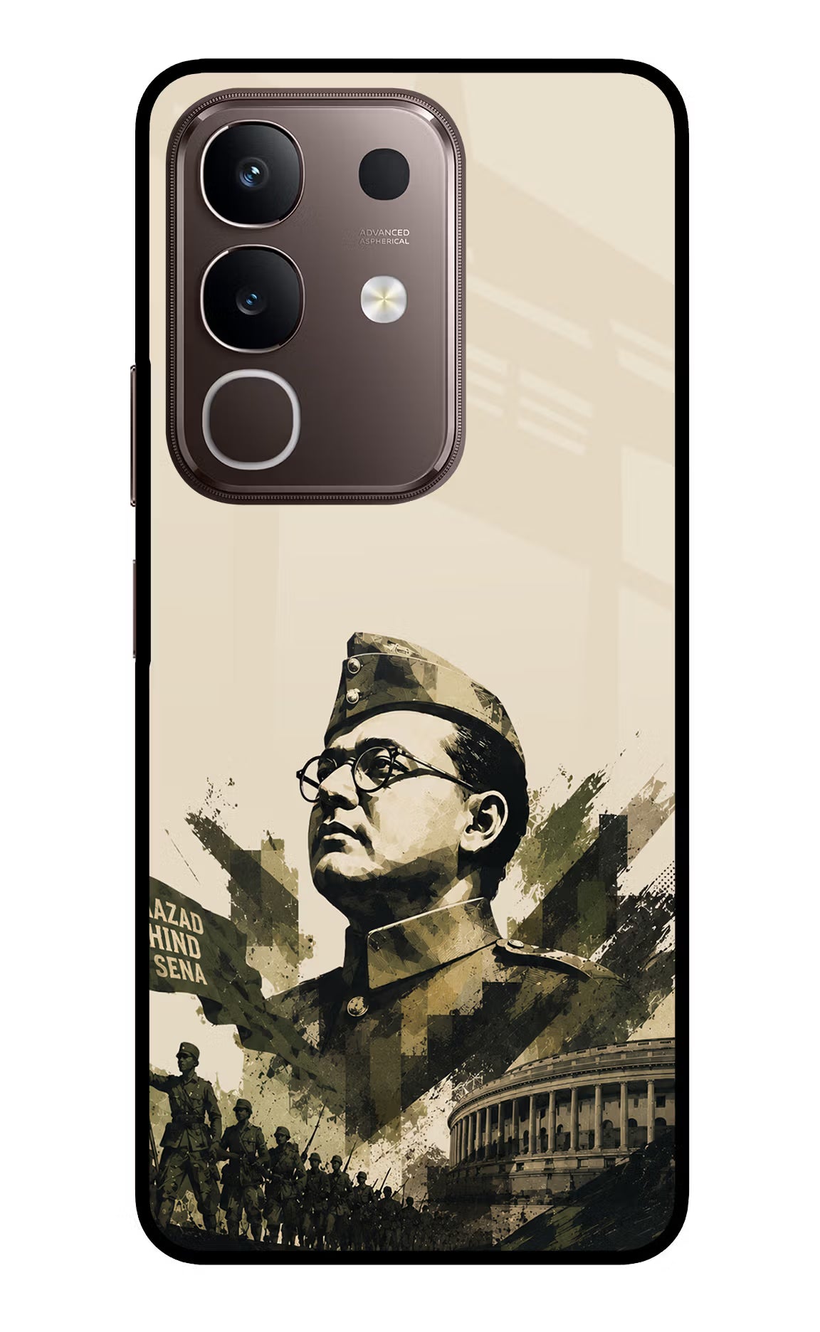 Netaji Rising Vivo Y31 Pro 5G Glass Case