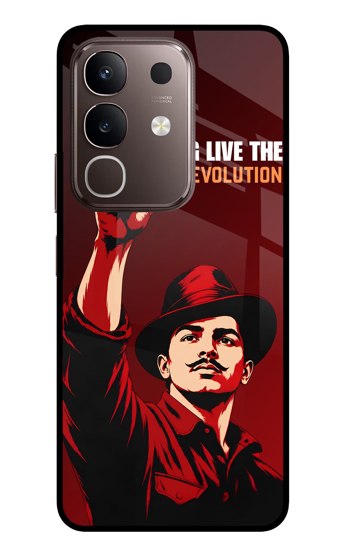 Bhagat Singh Revolution Vivo Y31 Pro 5G Glass Case