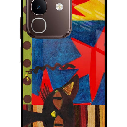 Pop Cat Vivo Y31 Pro 5G Glass Case