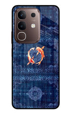 Koi Blue Vivo Y31 Pro 5G Glass Case