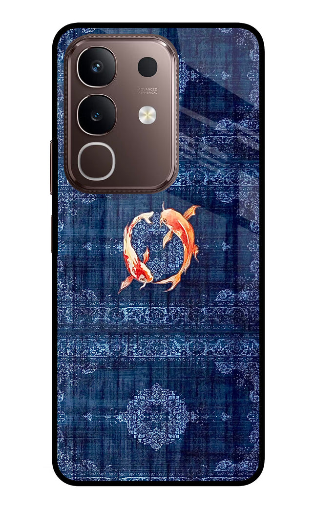 Koi Blue Vivo Y31 Pro 5G Glass Case