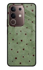Green Stars Vivo Y31 Pro 5G Glass Case
