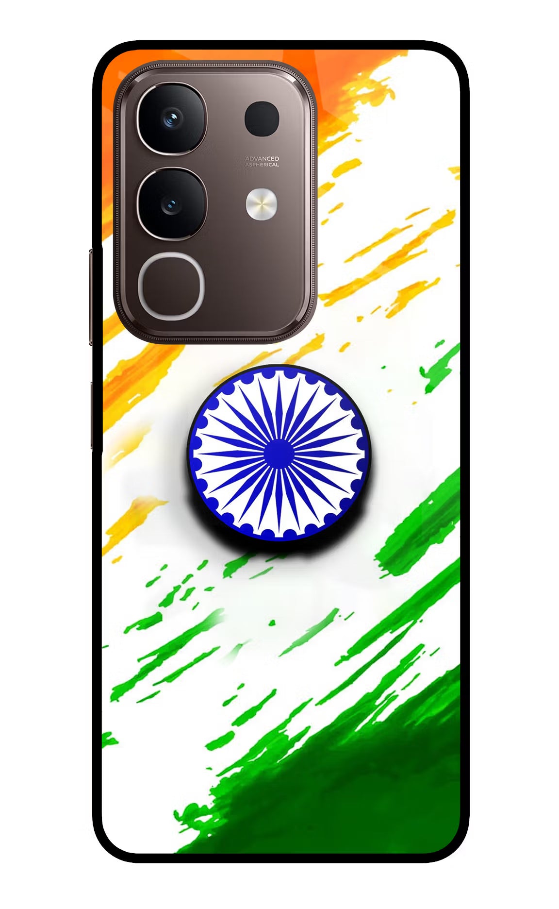 Indian Flag Ashoka Chakra Vivo Y31 Pro 5G Pop Case by Casekaro