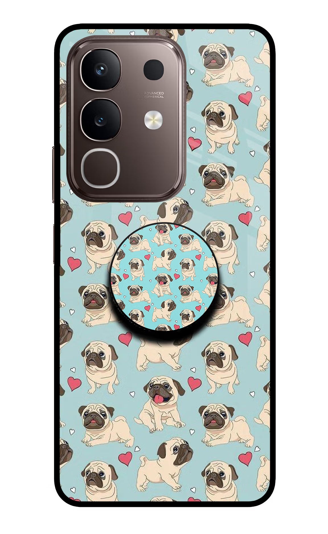 Pug Dog Vivo Y31 Pro 5G Pop Case by Casekaro