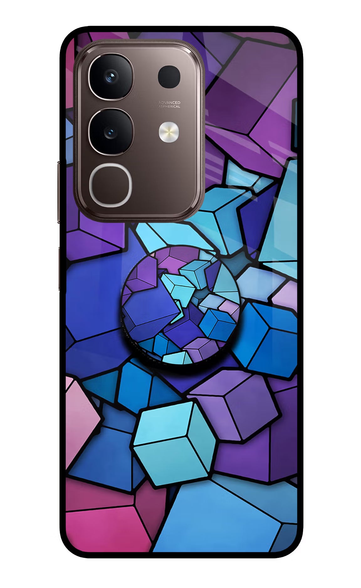 Cubic Abstract Vivo Y31 Pro 5G Pop Case by Casekaro
