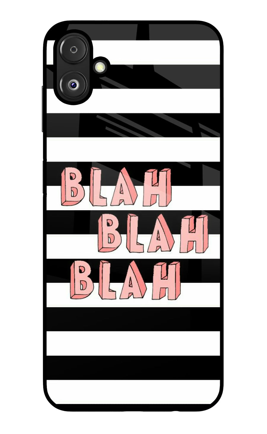 Blah Blah Blah Samsung F14 5G Back Cover, Glass case