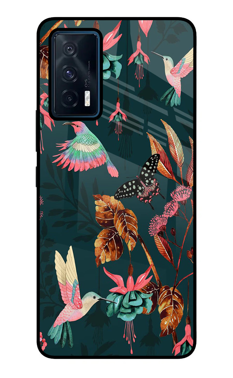 Birds iQOO 7 5G Back Cover, Glass case