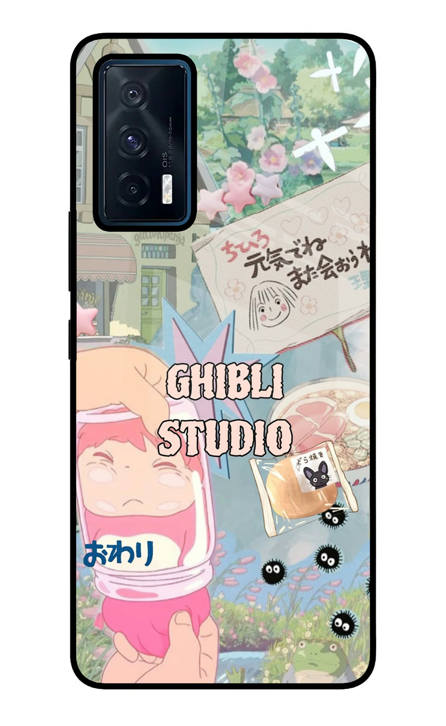 Studio Ghibli iQOO 7 5G Back Cover, Glass case