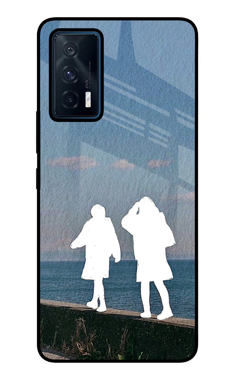 Coastal Dream iQOO 7 5G Back Cover, Glass case