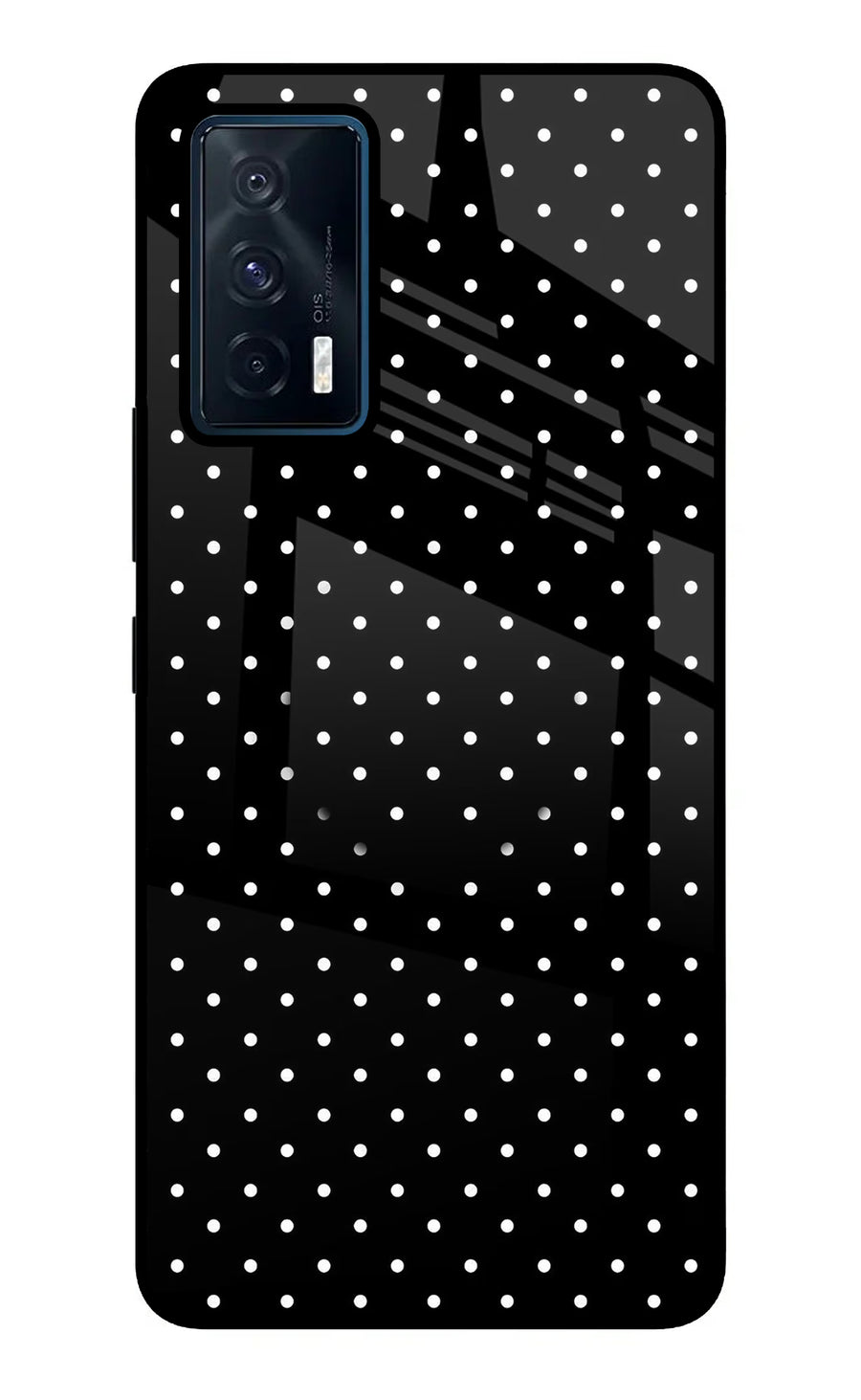 White Dots iQOO 7 5G Pop Case, Glass case
