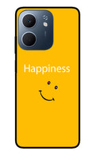 Happiness With Smiley Oppo A5x 5G Glass Case