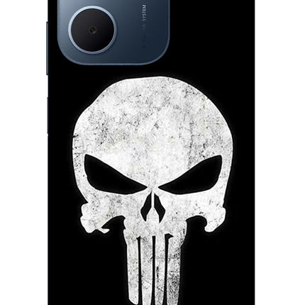 Punisher Skull Oppo A5x 5G Glass Case Back Cover by Casekaro