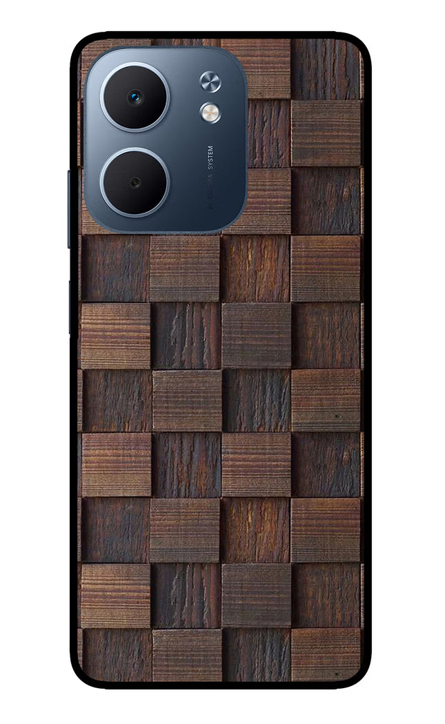 Wooden Cube Design Oppo A5x 5G Glass Case Back Cover by Casekaro