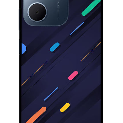 Abstract Design Oppo A5x 5G Glass Case Back Cover by Casekaro