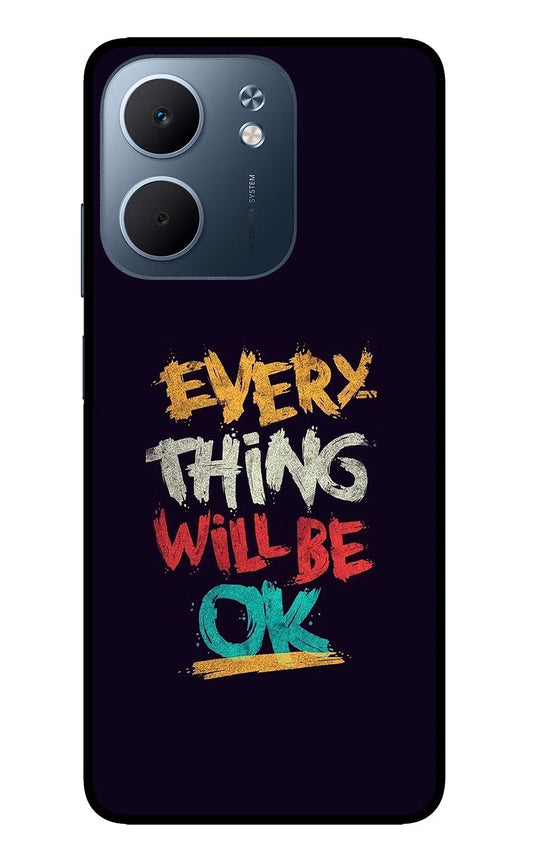 Everything Will Be Ok Oppo A5x 5G Glass Case