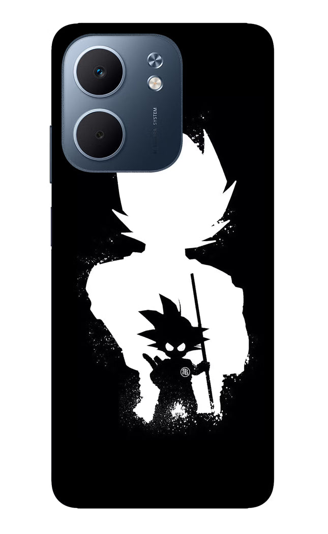 Goku Shadow Oppo A5x 5G Glass Case Back Cover by Casekaro