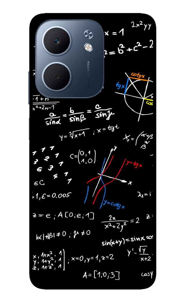Mathematics Formula Oppo A5x 5G Glass Case Back Cover by Casekaro