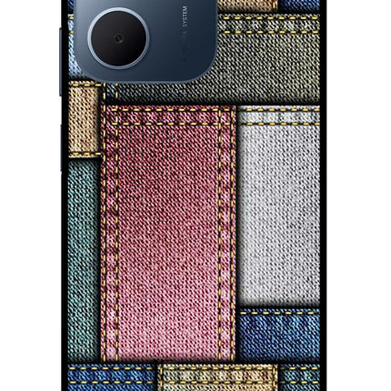 Multicolor Jeans Oppo A5x 5G Glass Case Back Cover by Casekaro