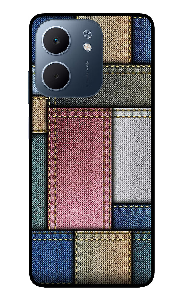 Multicolor Jeans Oppo A5x 5G Glass Case Back Cover by Casekaro
