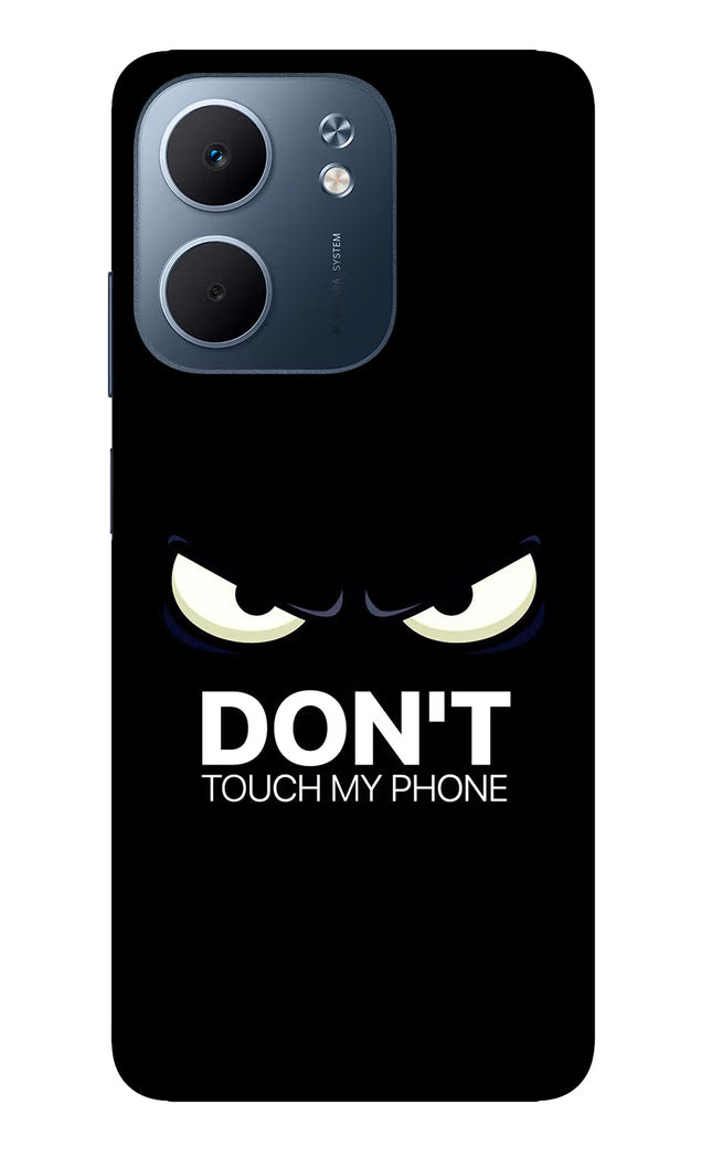 Don'T Touch My Phone Oppo A5x 5G Glass Case Back Cover by Casekaro